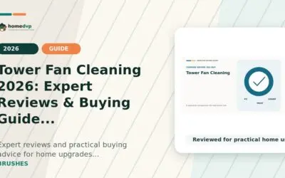 Tower Fan Cleaning 2026: Expert Reviews & Buying Guide