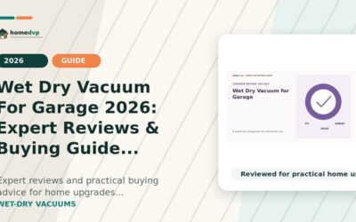 Wet Dry Vacuum For Garage 2026: Expert Reviews & Buying Guide
