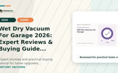Wet Dry Vacuum For Garage 2026: Expert Reviews & Buying Guide