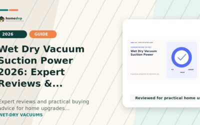 Wet Dry Vacuum Suction Power 2026