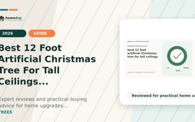 Best 12 Foot Artificial Christmas Tree for Tall Ceilings (2026): Buying Guide