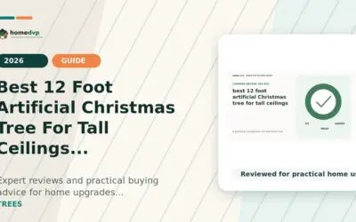Best 12 Foot Artificial Christmas Tree for Tall Ceilings (2026): Buying Guide