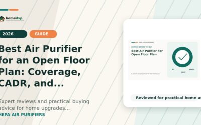 Best Air Purifier for Open Floor Plan (2026): Coverage, CADR, and Product Choices