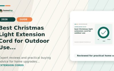 Best Christmas Light Extension Cord for Outdoor Use (2026): Buying Guide