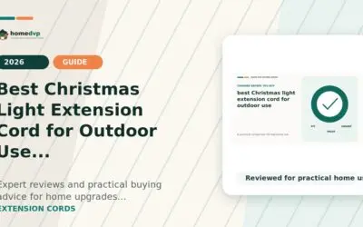 Best Christmas Light Extension Cord for Outdoor Use (2026): Buying Guide