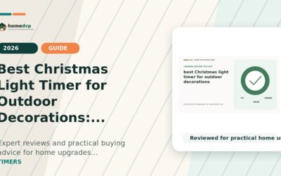 Best Christmas Light Timer for Outdoor Decorations (2026)