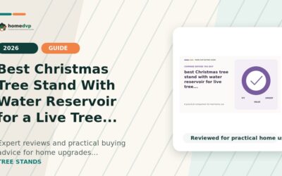 Best Christmas Tree Stand with Water Reservoir for Live Tree (2026): Buying Guide