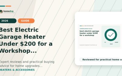 Best Electric Garage Heater Under $200 for a Workshop