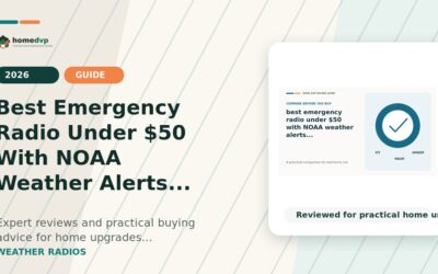 Best Emergency Radio Under $50 With NOAA Weather Alerts