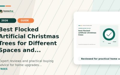 Best Flocked Artificial Christmas Trees (2026): Buying Guide