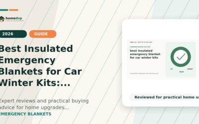 Best Insulated Emergency Blankets for Car Winter Kits: What to Choose