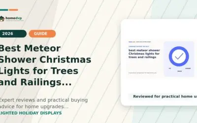 Choosing Meteor Shower Lights for Trees and Railings in 2026