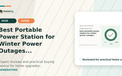 Best Portable Power Station for Winter Power Outages (2026): Buying Guide