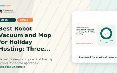 Best Robot Vacuum and Mop for Holiday Hosting: Three Options Compared