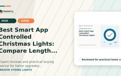 Best Smart App-Controlled Christmas Lights for Different Display Sizes
