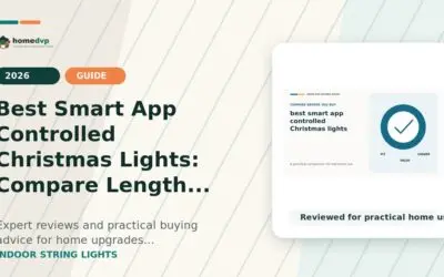Best Smart App-Controlled Christmas Lights for Different Display Sizes