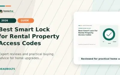 Best Smart Lock for Rental Property Access Codes (2026): Buying Guide
