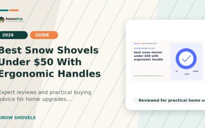 Best Snow Shovels Under $50 With Ergonomic Handles