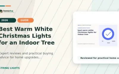 Best Warm White Christmas Lights for an Indoor Tree