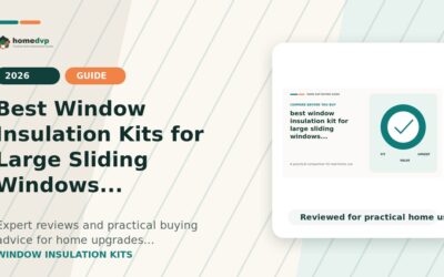 Best Window Insulation Kits for Large Sliding Windows