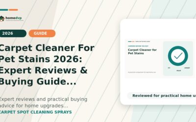 Carpet Cleaner For Pet Stains 2026