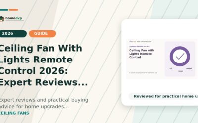 Ceiling Fan With Lights Remote Control 2026