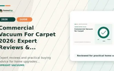 Commercial Vacuum For Carpet 2026