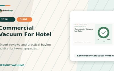 Commercial Vacuum For Hotel 2026