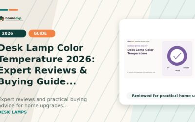 Desk Lamp Color Temperature 2026