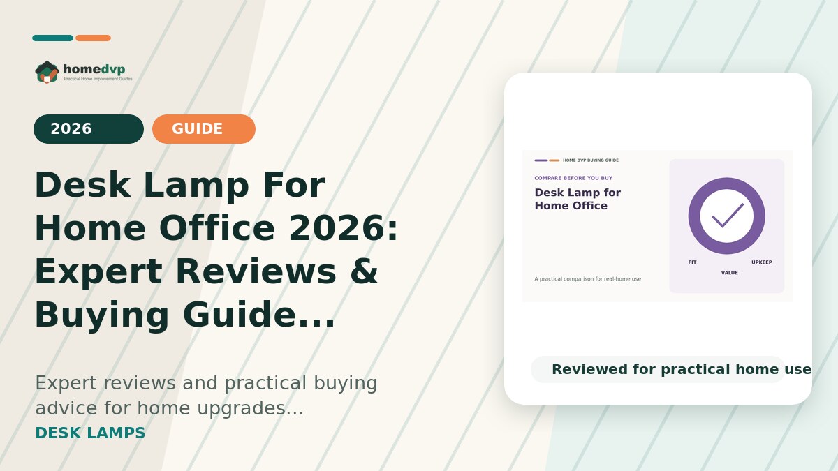 Desk Lamp For Home Office 2026: Expert Reviews & Buying Guide designed thumbnail featuring LedDeskLamp-Pzloz LED Desk Lamp Review: Adjustable Clamp...