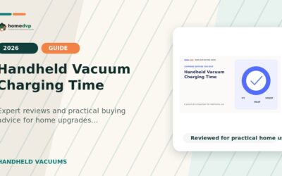 Handheld Vacuum Charging Time 2026