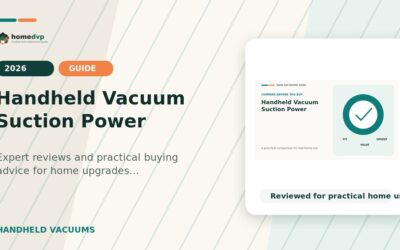 Handheld Vacuum Suction Power 2026