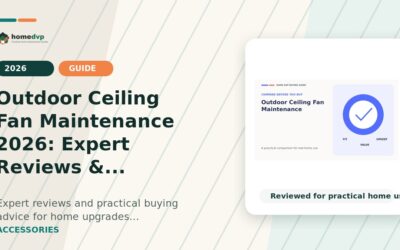 Outdoor Ceiling Fan Maintenance 2026