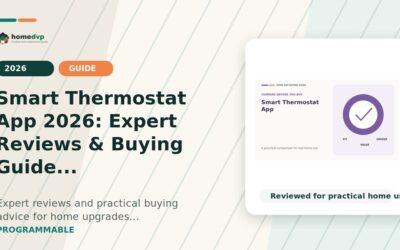 Smart Thermostat App: Compare Controls, Compatibility, and Platforms