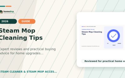 Steam Mop Cleaning Tips 2026