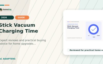 Stick Vacuum Charging Time 2026