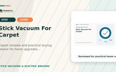 Stick Vacuum For Carpet 2026