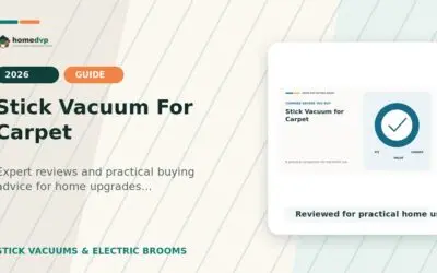 Stick Vacuum For Carpet 2026