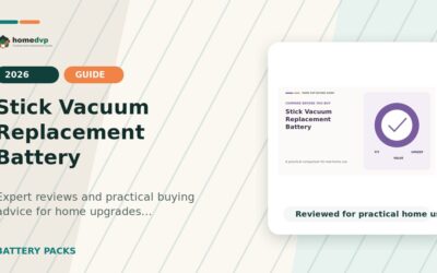 Stick Vacuum Replacement Battery 2026