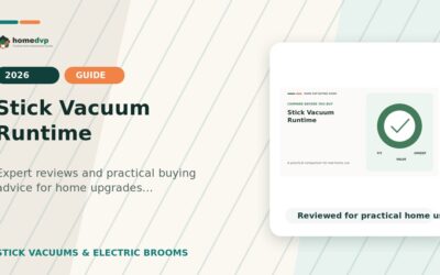 Stick Vacuum Runtime 2026