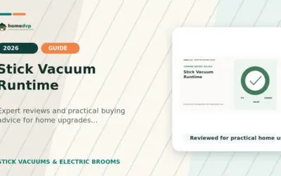 Stick Vacuum Runtime 2026