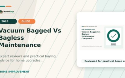 Vacuum Bagged vs Bagless Maintenance (2026): Key Differences