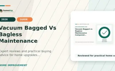 Vacuum Bagged vs Bagless Maintenance (2026): Key Differences