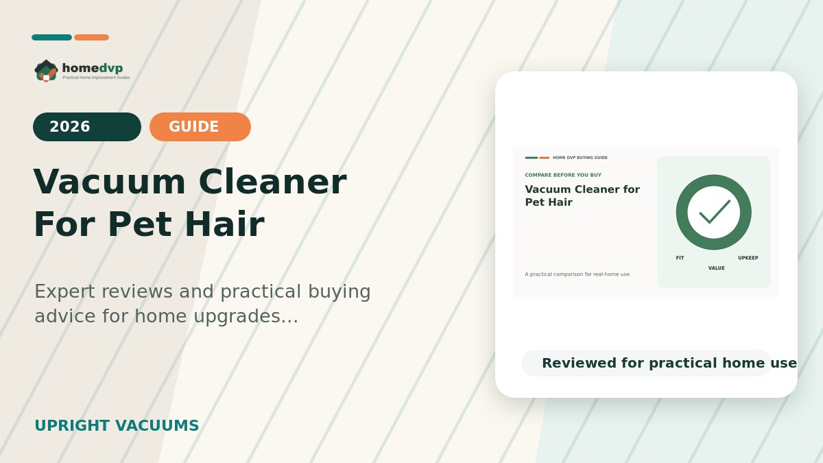 Vacuum Cleaner For Pet Hair designed thumbnail featuring Eureka PowerSpeed Upright Vacuum Cleaner: Lightweight Multi-Surface Suction