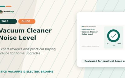 Vacuum Cleaner Noise Level 2026
