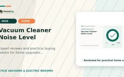 Vacuum Cleaner Noise Level 2026