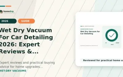 Wet Dry Vacuum For Car Detailing 2026