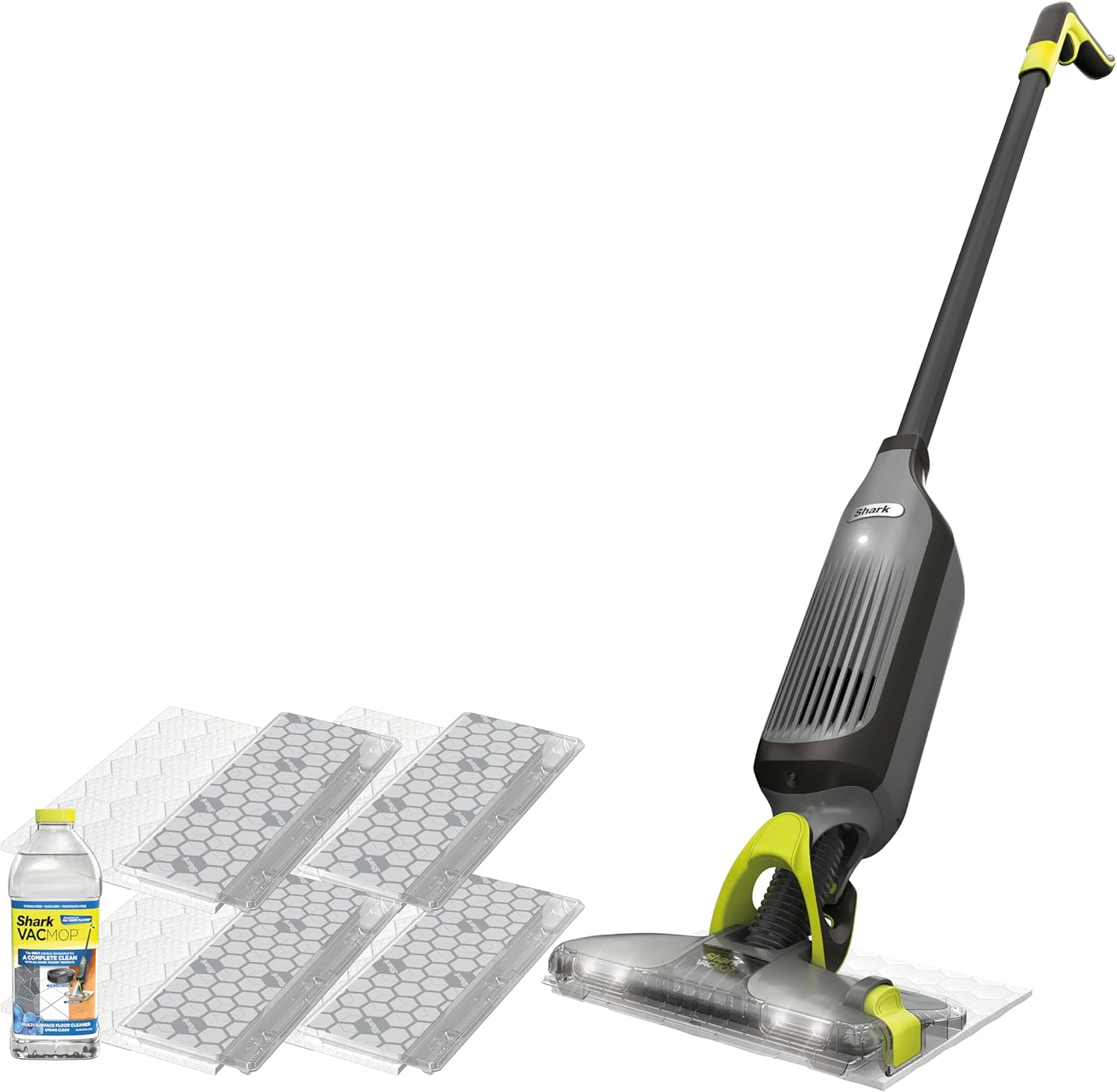 Vacuum Mop Combo For Laminate Floors guide thumbnail featuring Shark VACMOP Cordless Hard Floor Cleaner, Vacuum and Spray Mop, Powerful Suction...
